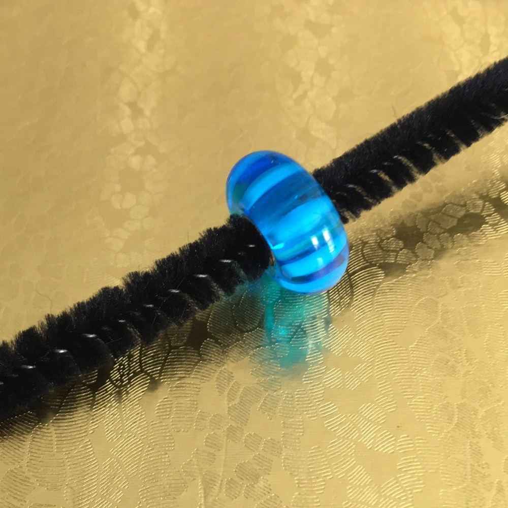 Trollbeads Turquoise Stripe Bead
